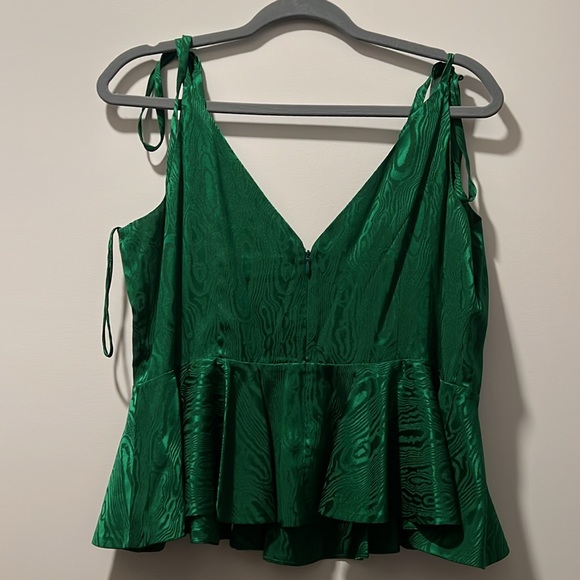 Christy Lynn Celine Top In Emerald - Size Large - Picture 5 of 5
